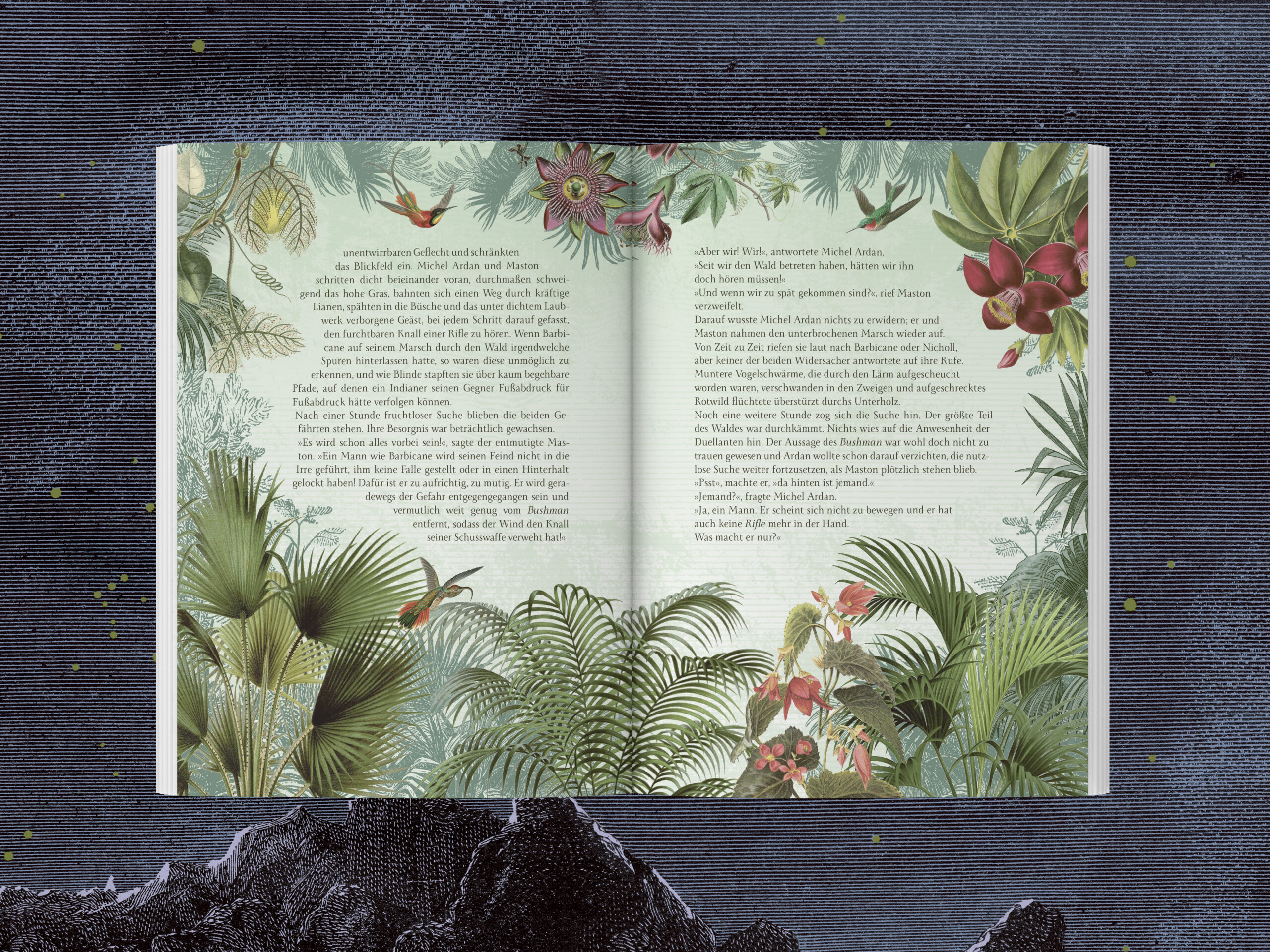 Jules Verne – Reise zum Mond, Innenseite
