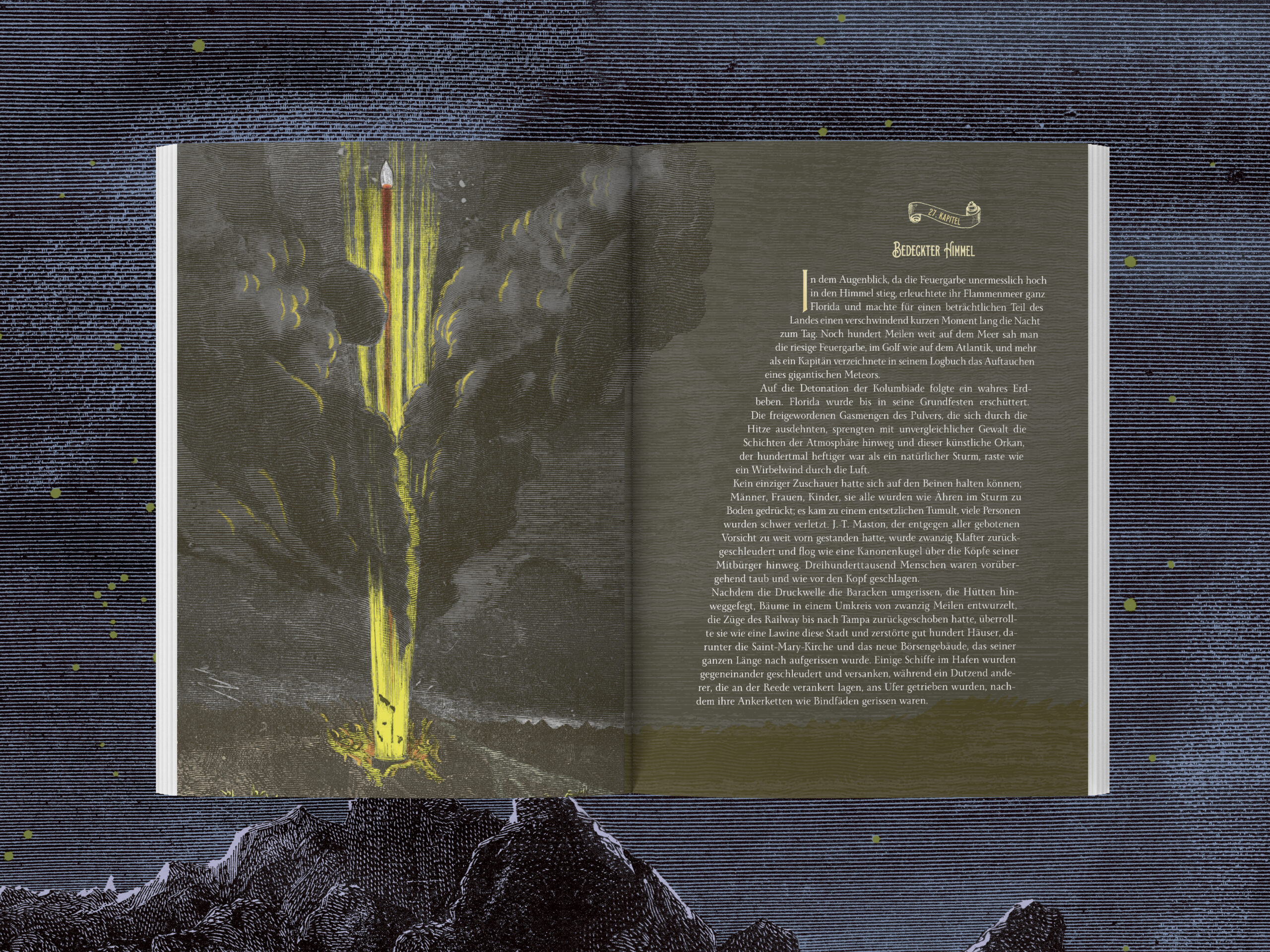 Jules Verne – Reise zum Mond, Innenseite