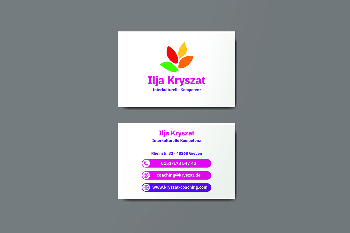 ECHTWERT Logo und Visitenkarte für IljaKryszat