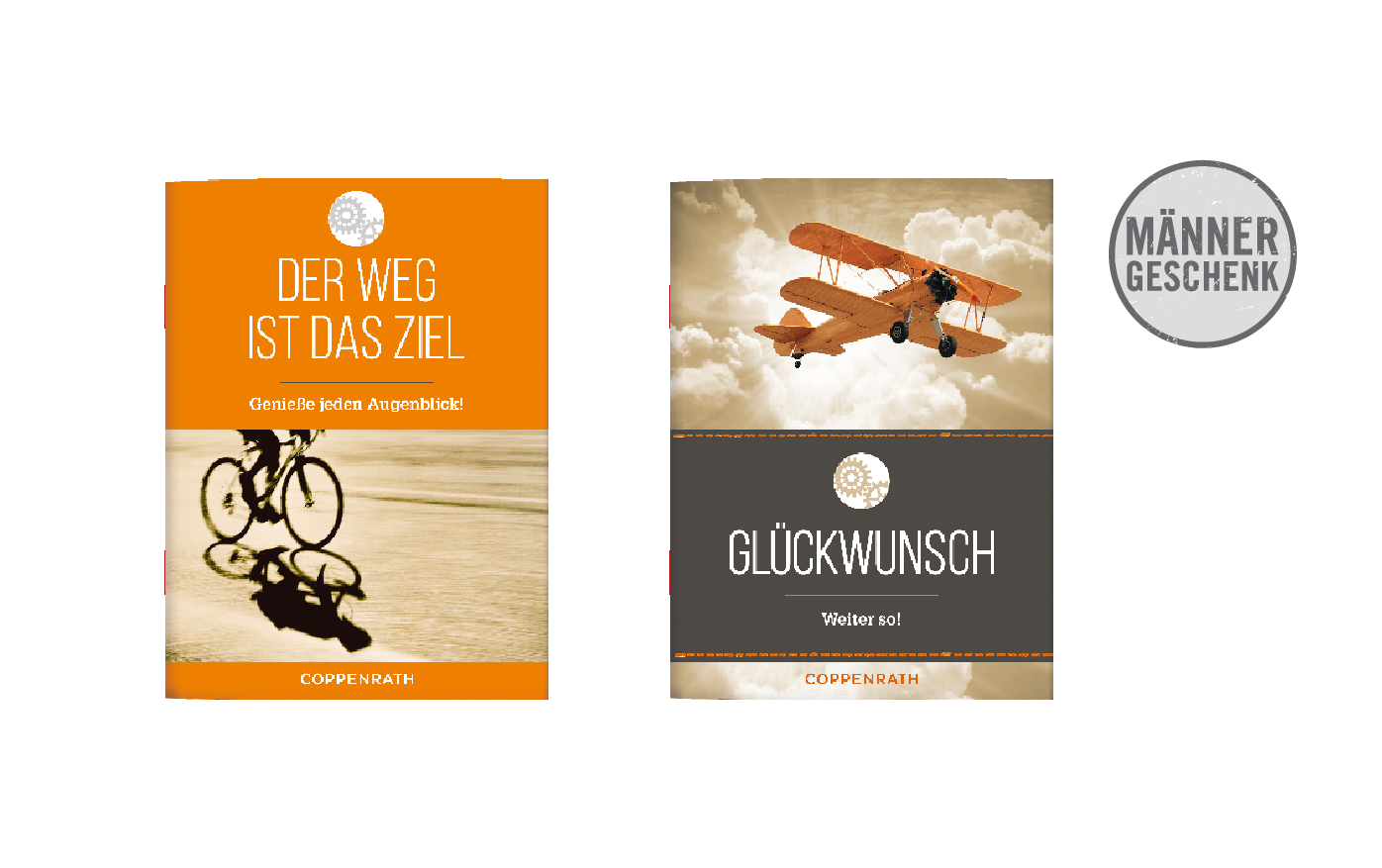 Geschenkbuch Coppenrath – Schöne Grüße … Der Weg ist das Ziel – Glückwunsch