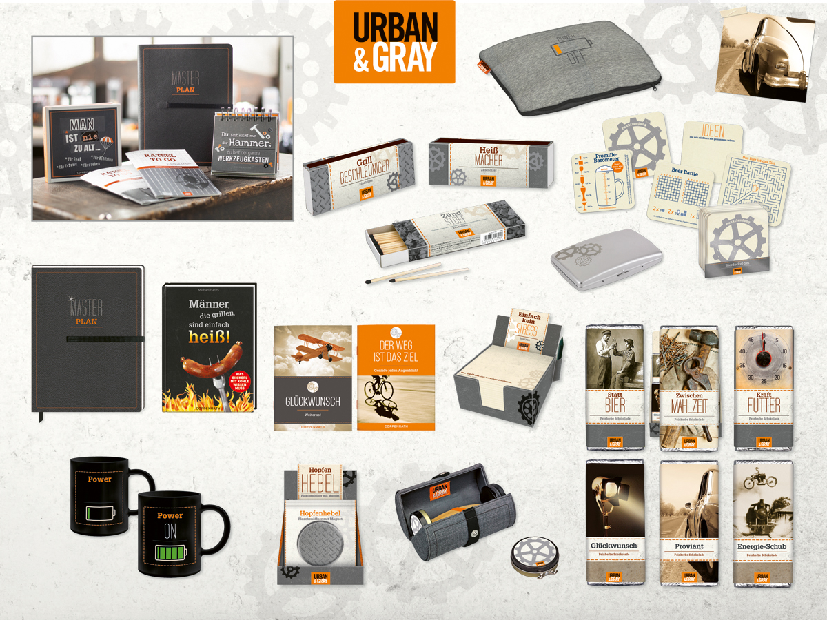 Albert Bartel Moodboard Gechenke für Männer / Urban & Gray