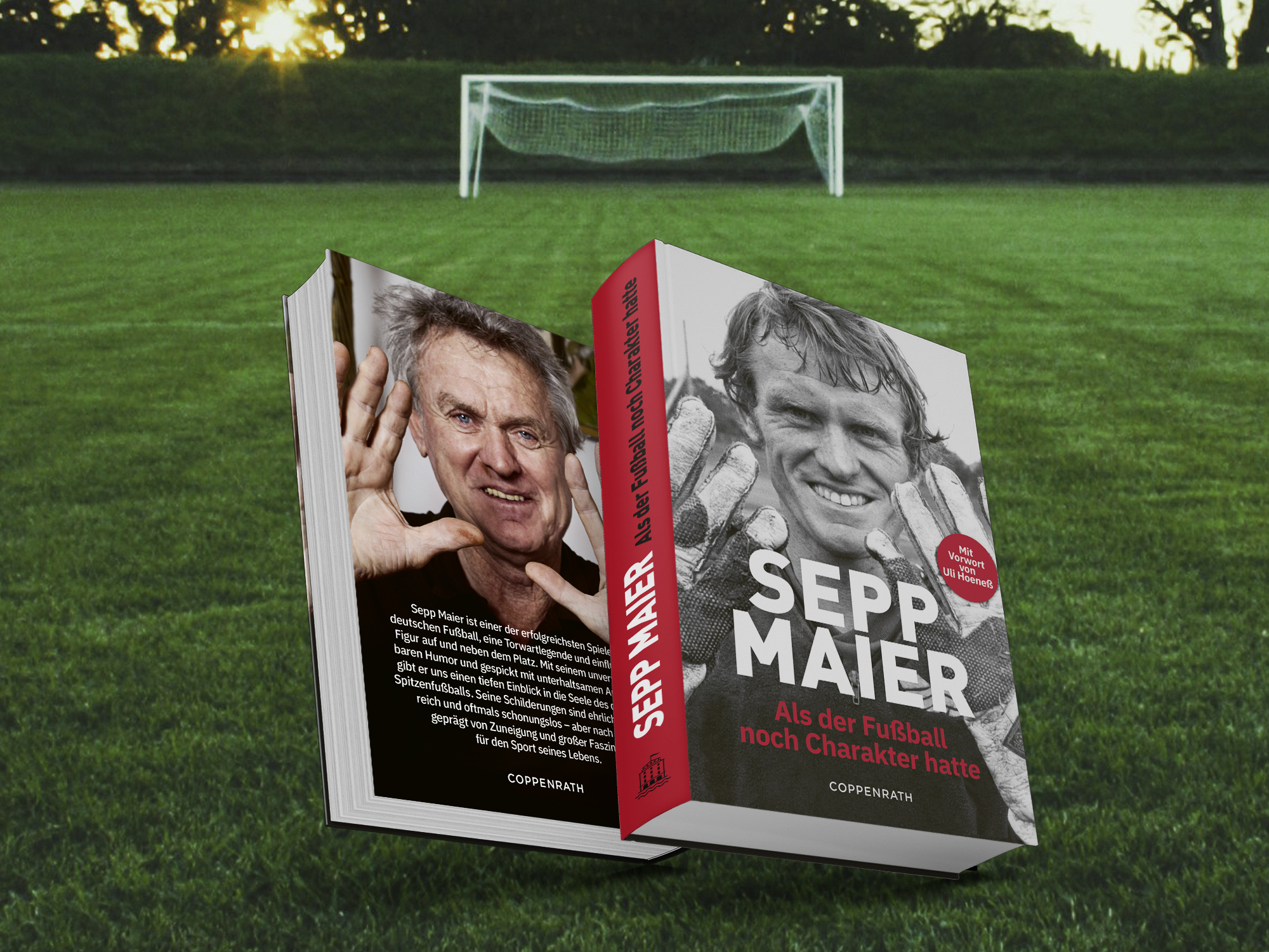 Cocvergestaltung Albert Bartel, echtwert, Sepp Maier, Als der Fußball noch Charakter hatte, Coppenrath Verlag