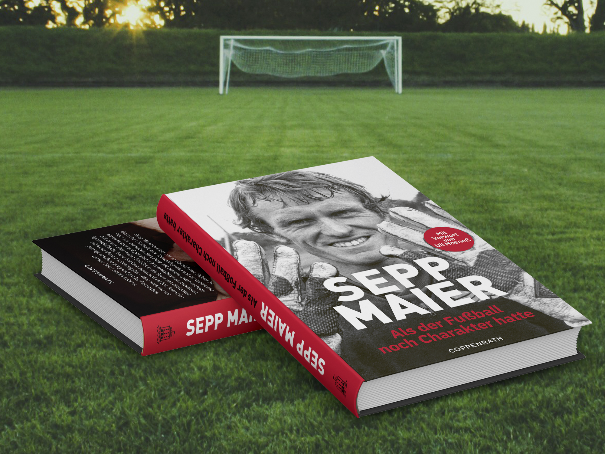 Cocvergestaltung Albert Bartel, echtwert, Sepp Maier, Als der Fußball noch Charakter hatte, Coppenrath Verlag