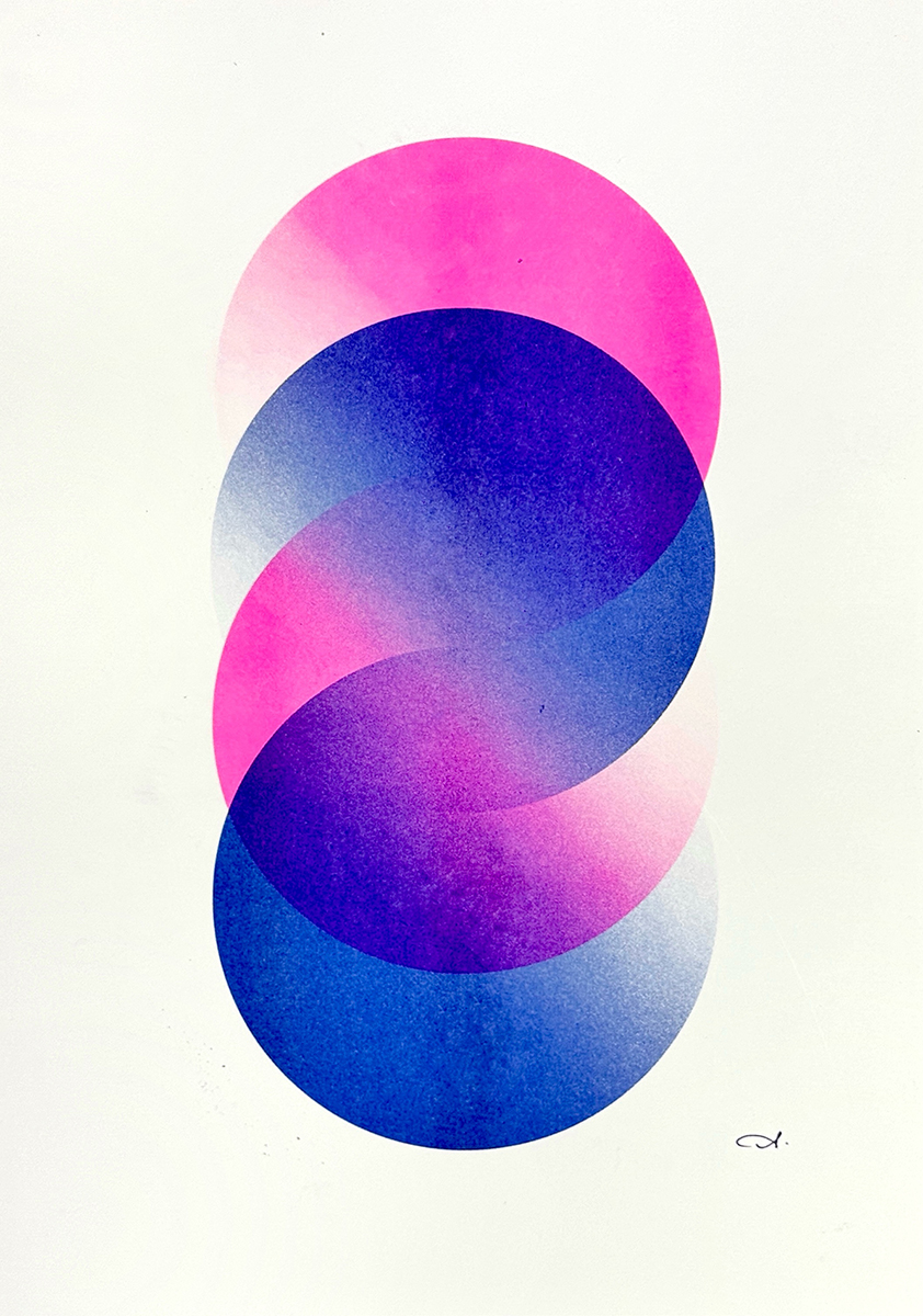 Albert Bartel Risographie Kreise