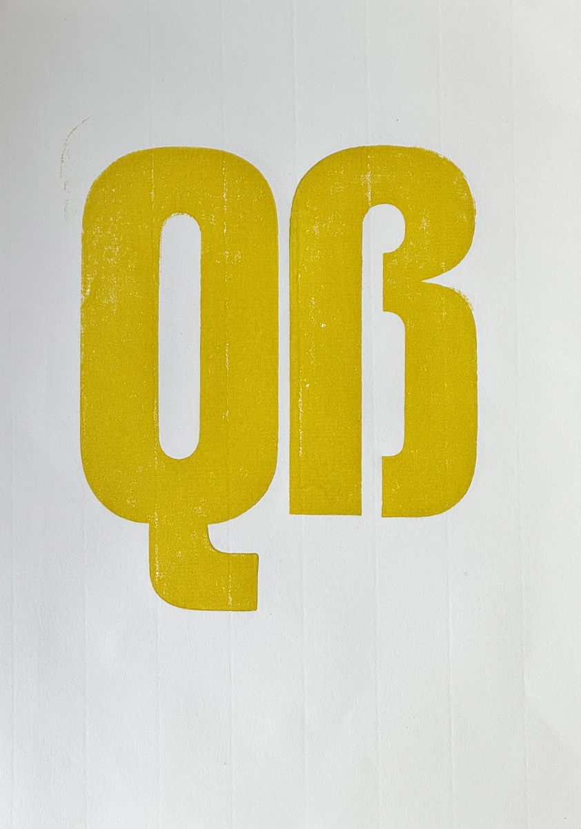 Albert Bartel Druckgrafik Letterpress Qß